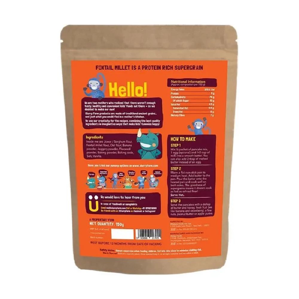 Slurrp Farm Millet Pancake & Waffle Mix - Classic & Supergrains, 3x150 g-3.webp